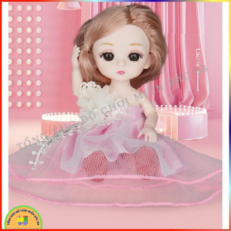 Đồ chơi Búp bê babie elsa cao 18 cm gồm 13 khớp linh hoạt bộ sưu tập búp bê vô cùng dễ thương cho các bé gái TKMB68