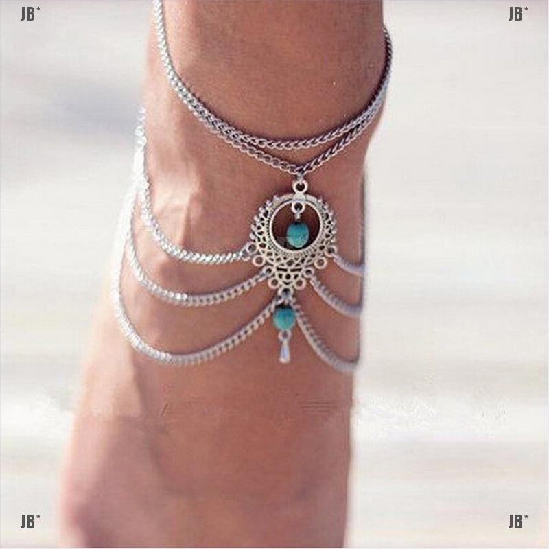 Vòng đeo chân phong cách boho thời trang cho nữ | BigBuy360 - bigbuy360.vn