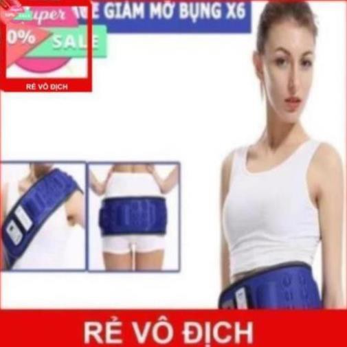 Đai massage giảm mỡ bụng HCR-X6, loại không dây dùng pin sạc - phiên bản mới 2020