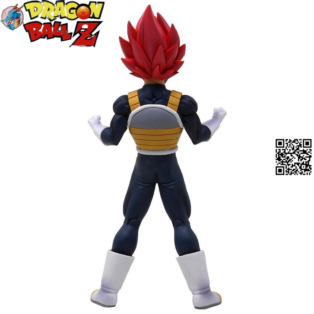 754 Mô hình Cadic Vegeta cao 18 Cm trạng thái super saiyan god tư thế chuẩn bị cho anh hành Dragon Ball 7 viên ngọc rồng