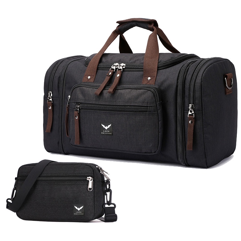 Combo bộ túi xách du lịch , túi trống thời trang và túi messenger tiện lợi LAZA TX479_TX483