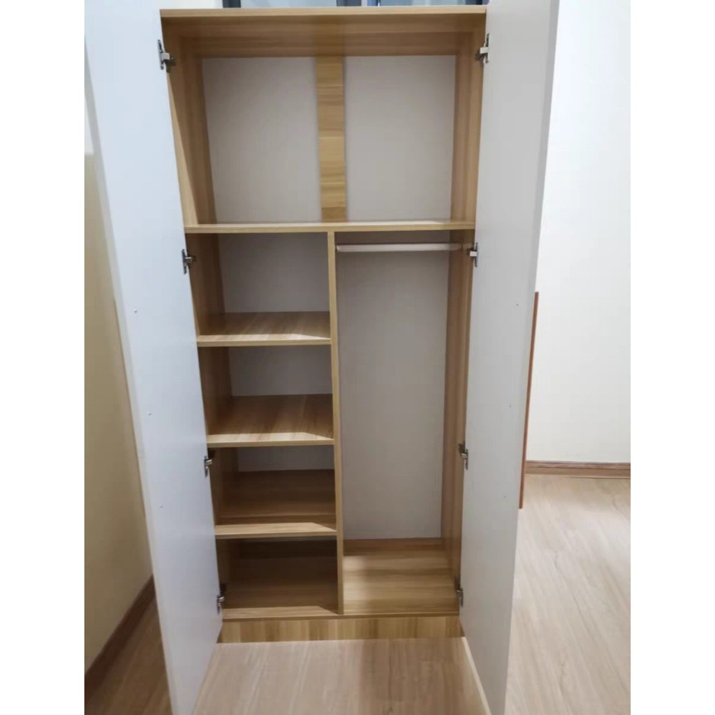 Tủ Quần Ao Gỗ 2 Canh Tủ đựng Quần Ao Gỗ Thong Minh Cao Cấp Qa100 Chinh Hang 4 5 000đ