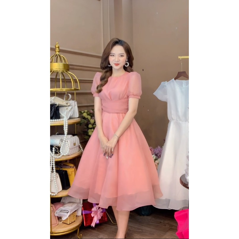 Monoco-	Váy xòe buộc nơ sau- 8680 | BigBuy360 - bigbuy360.vn