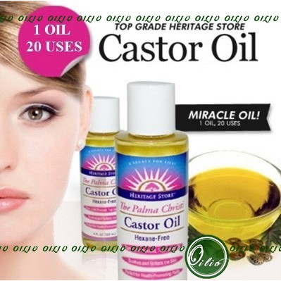 Lọ mascara Castor oil Dầu Thầu Dầu The Palma Christi Castor Oil dưỡng mi 8ml