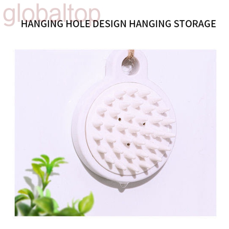 (Hàng Mới Về) Bàn Chải Massage Da Đầu Bằng Silicon Mềm Cho Nam Nữ