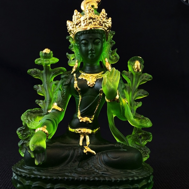 Tôn Tượng Đức Tara Xanh 12Cm Và 23Cm