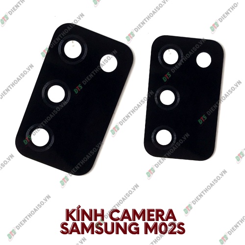 Mặt kính camera samsung m02s có sẵn keo dán