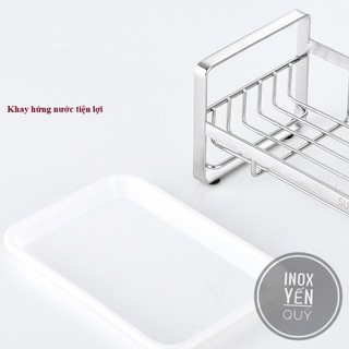 khay đựng dụng cụ rửa chén bát đặt bàn (dán tường)