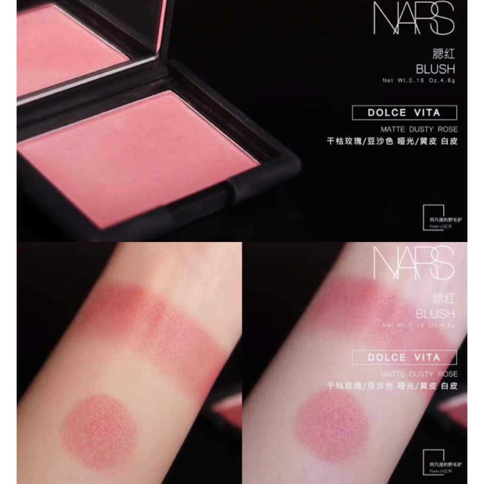 Set NARS gồm 1 son mini màu Tolede 1.6g + 1 phấn má mini màu Dolce Vita 2.5g