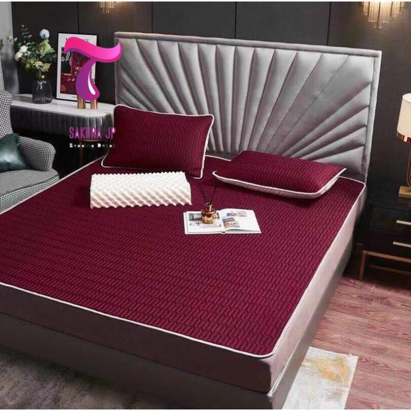 CHÍNH HÃNG-  Chiếu Điều Hòa Cao Su Non Cao Cấp Latex 3D Mát Lạnh  Chiếu Điều Hòa Cao Su Non Sakura JP Bedding Decor