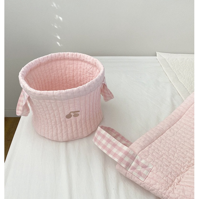 Giỏ Đựng Đồ Chơi / Đồ Ăn Vặt Để Bàn Phong Cách Hàn Quốc Tiện Dụng Cho Gia Đình