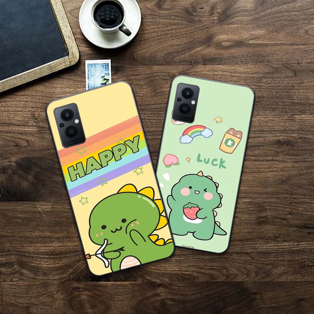 Ốp lưng điện thoại reno 7 4g / reno 7 5g / reno 7z 5g in hình khủng long siêu cute, đáng yêu