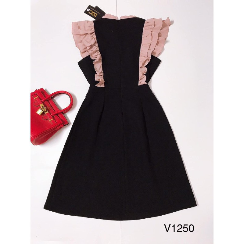 [ xả kho ] MiD Đầm dáng xòe V1250 bánh bèo thiết kế Mie Design kèm ảnh thật