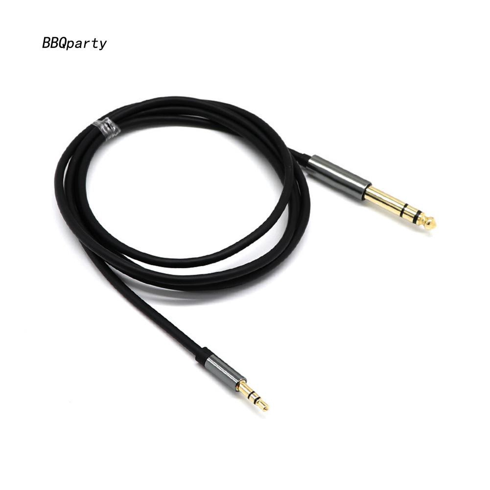 Dây Cáp Âm Thanh Chuyển Đổi Đầu Cắm 3.5Mm Sang Đầu Cắm 6.5mm 1 / 4 Inch Cho Điện Thoại