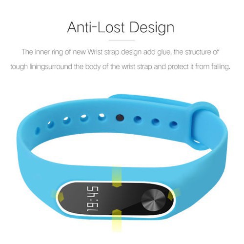 Dây Đeo Silicon Thay Thế Cho Đồng Hồ Thông Minh Xiaomi Mi Band 2