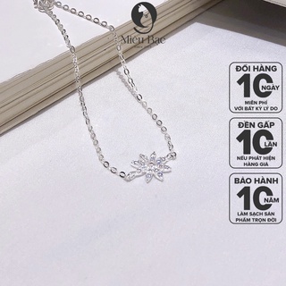 Lắc tay bạc nữ hoa Mặt Trời chất liệu bạc S925 thời trang phụ kiện trang sức nữ Miêu Bạc L400724