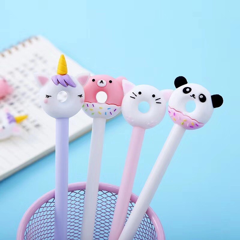 Bút bi nước bánh donut hình thú