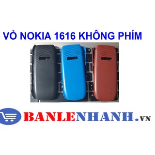 Vỏ nokia 1616 không phím màu xanh, đỏ, đen