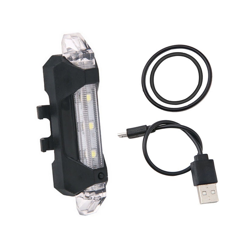 Đèn LED có thể sạc lại cho xe đạp leo núi Đèn đuôi xe đạp leo núi Cảnh báo an toàn Đèn nhấp nháy phía trước và phía sau