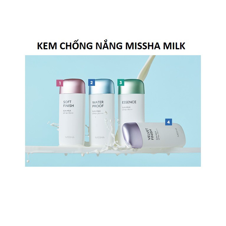 (Có Bill)Kem Chống Nắng MISSHA All Around Safe Block Sun Milk Spf 50