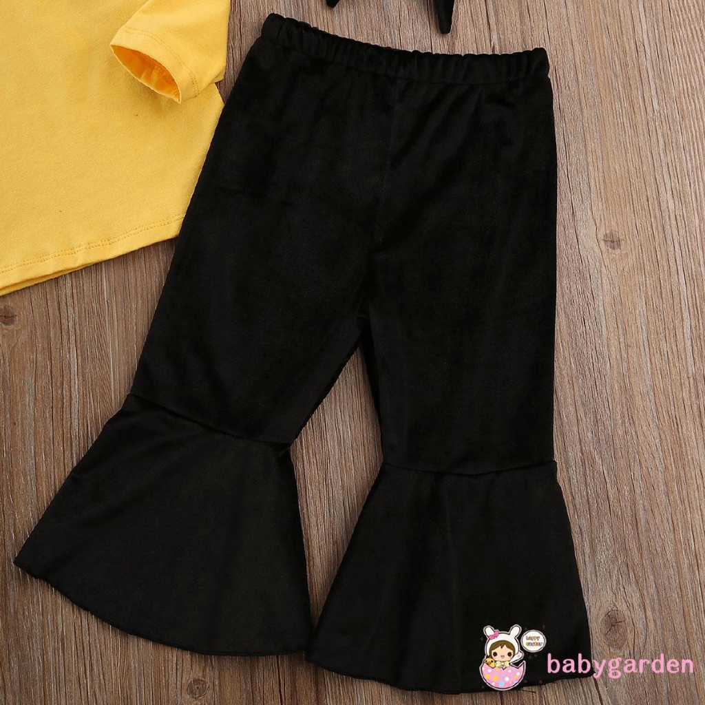 Set quần áo kèm băng đô xinh xắn dành cho bé gái