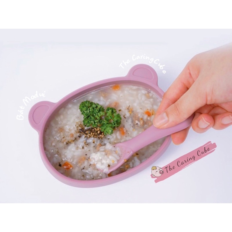 Khay ăn dặm silicon Bluemama