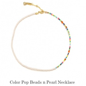 Vòng cổ chuỗi hạt ngọc trai màu sắc đa dạng phong cách bãi biển thời trang 2021