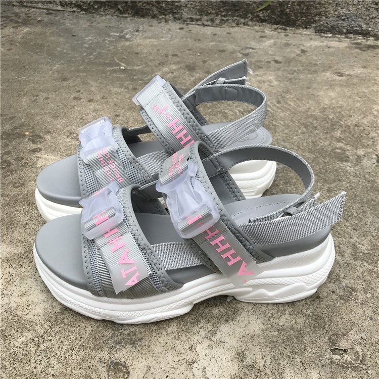 Giày sandal đế bánh mỳ platform xuất khẩu mẫu mới 2020
