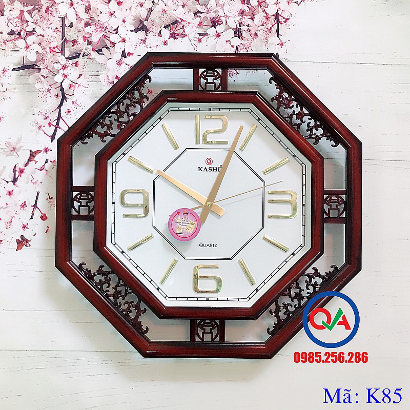 Đồng Hồ Treo Tường Chính Hãng Kashi K85 (tặng kèm pin chính hãng Panasonic)