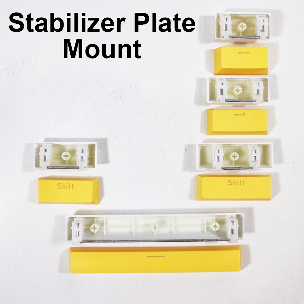 Bộ Stab Thanh Cân Bằng Bàn Phím Cơ Đã Bôi Trơn Loại Stabilizer Plate Mount