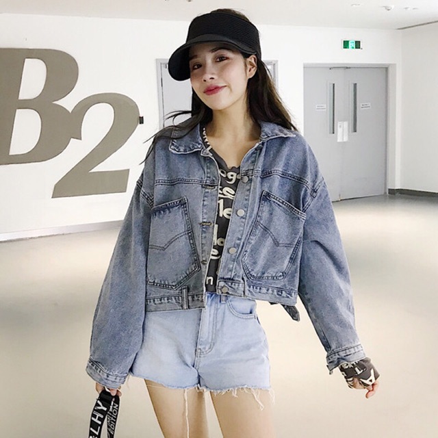 Áo khoác bò nữ ulzzang