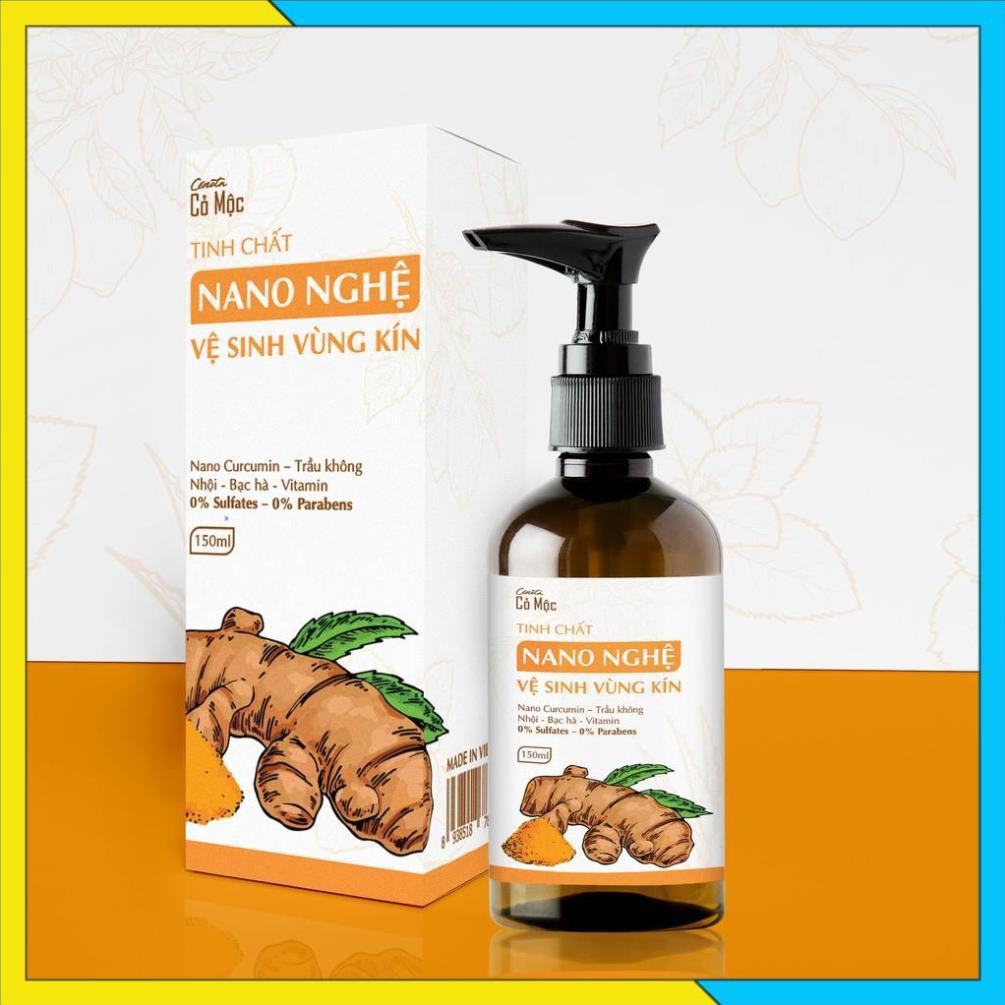 [Chính hãng] Dung dịch vệ sinh phụ nữ tinh chất Nano Nghệ Cénota 150ml giúp vùng kín sạch sâu, se khít - Mã DR40