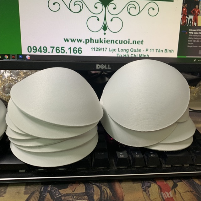 Phụ kiện cưới Giang - phụ kiện cô dâu - mút độn ngực loại tốt được các tiệm áo cưới tin dùng.