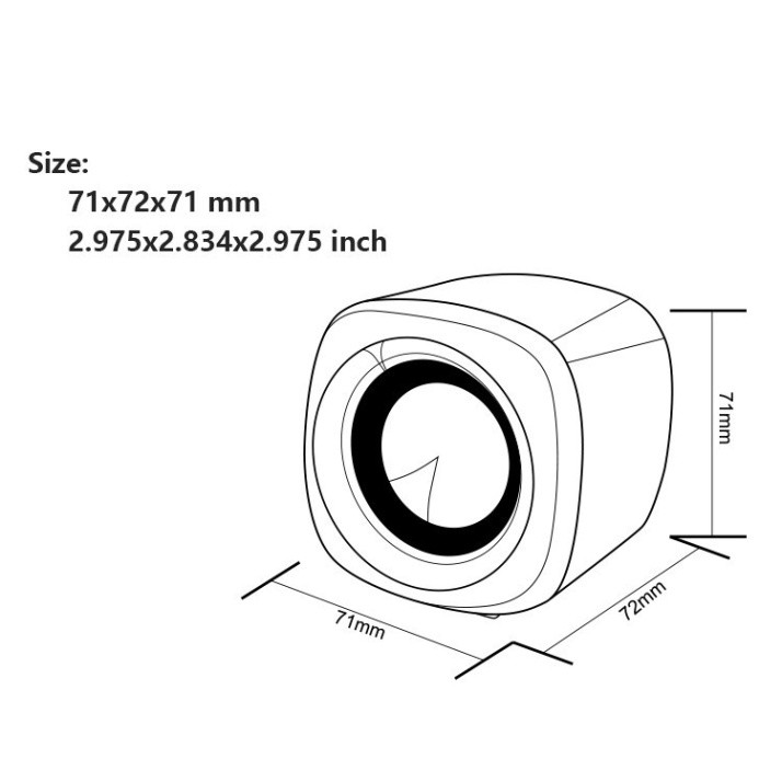 GSF Loa Vi Tính Mini Âm Thanh Siêu Trầm Ezeey A1 ( Giao màu ngẫu nhiên) 95 YC4