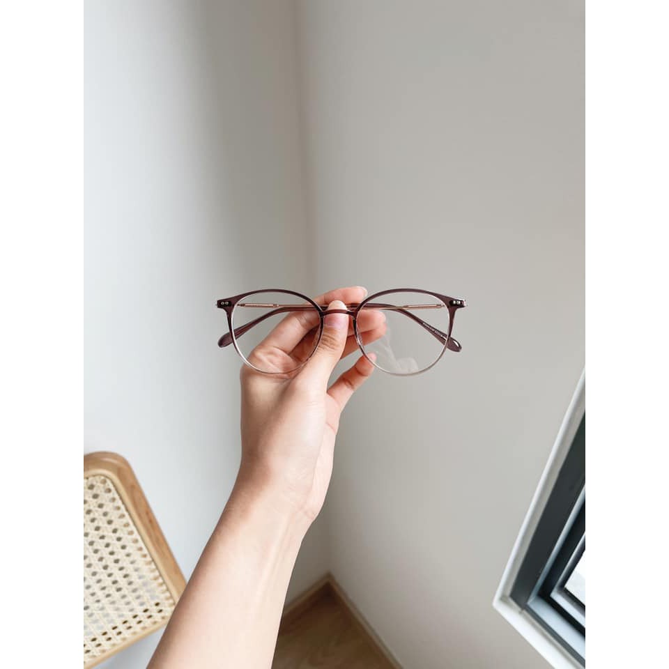 Gọng Kính Cận Moss Store Dáng Tròn Phong Cách Hàn Quốc 90045 + Nhận Cắt Tròng Cận, Loạn, Viễn | BigBuy360 - bigbuy360.vn