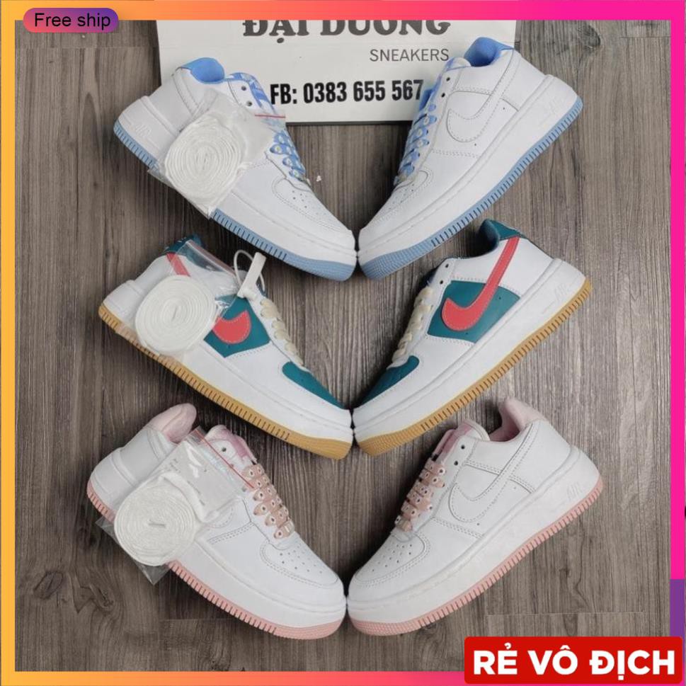 [ FUL BOX BILL] Giày Sneaker Thể Thao  Air Force 1 Custom By You GUCCI af1 trắng các màu đủ size 36-43.