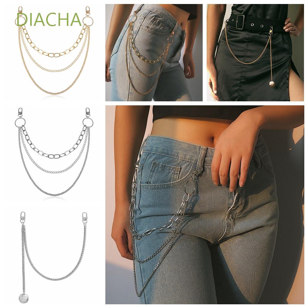 Dây xích 3 lớp đeo thắt lưng quần phong cách hip hop