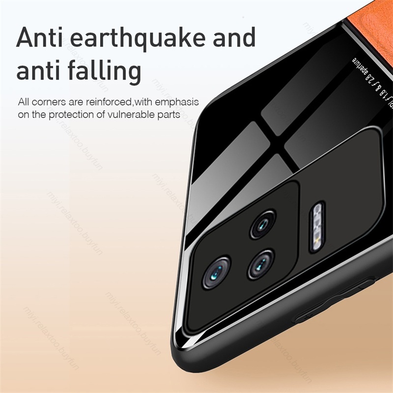Ốp Điện Thoại Da Sang Trọng Chống Sốc Cho Xiaomi Mi Pocophone Poco F4 5G