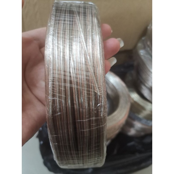1 mét dây điện trong suốt hàn neon lõi đồng