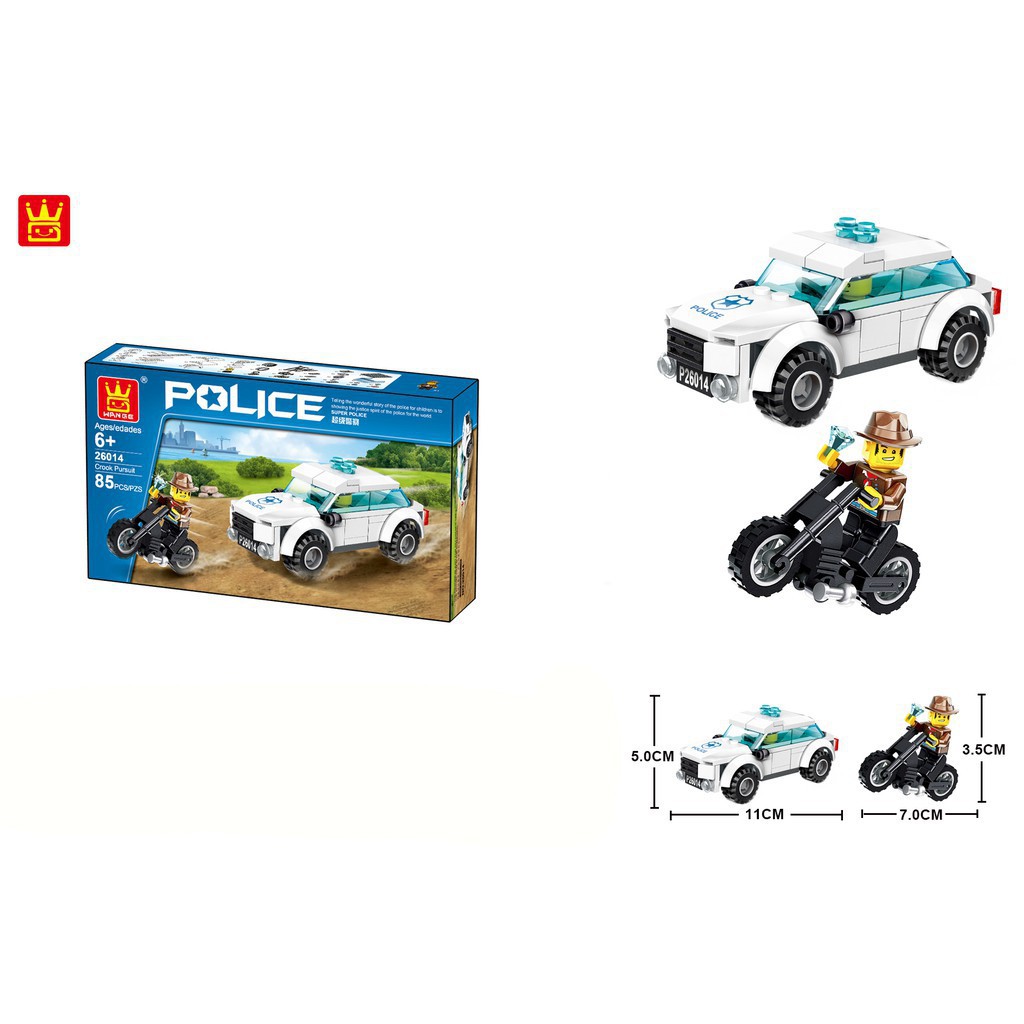 Lego Ghép Hình Cảnh Sát
