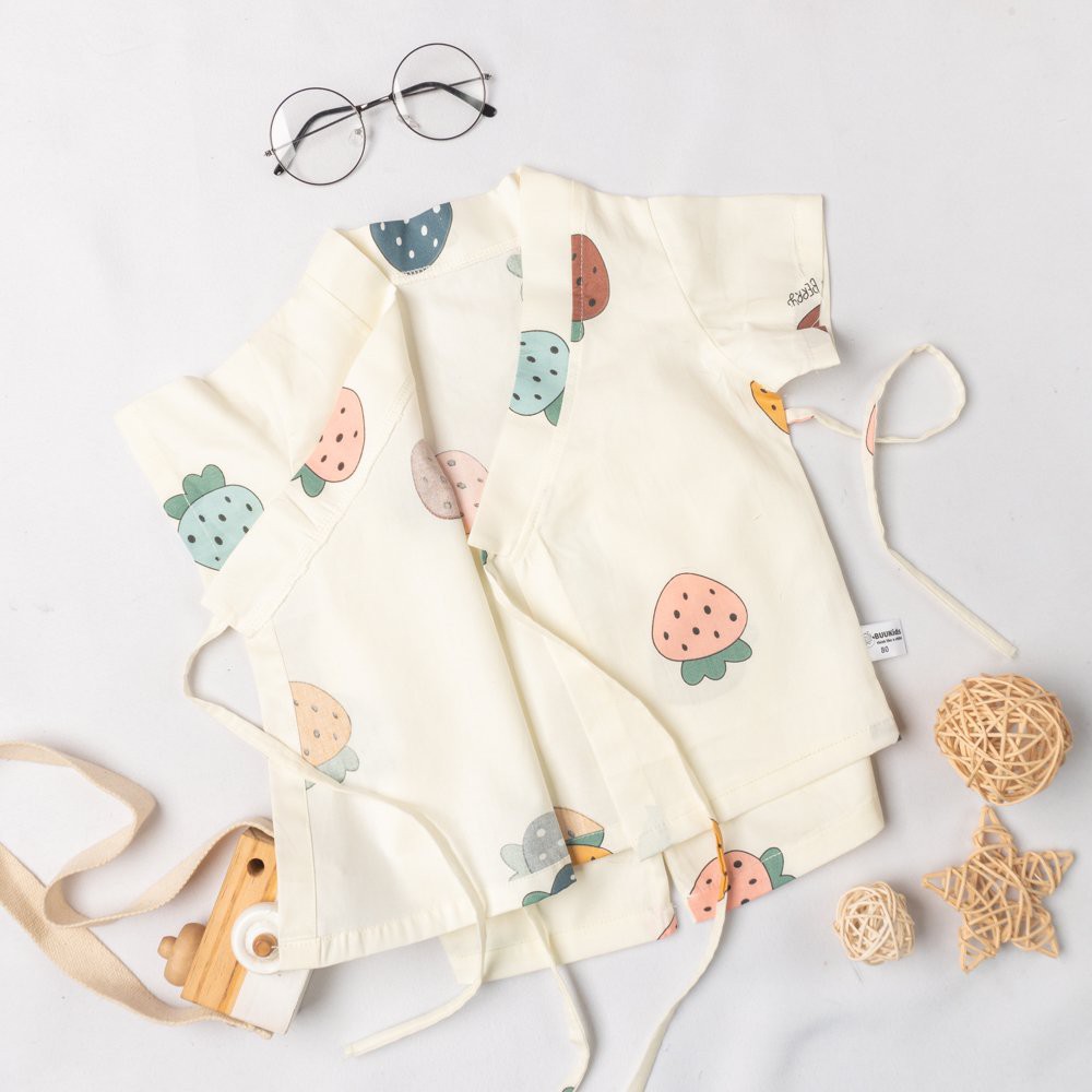 Bộ yukata cho bé gái 6 màu dễ thương xinh xắn BR21001 - MAGICKIDS