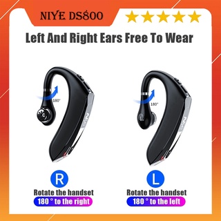 Tai Nghe Bluetooth 1 Bên Niye DS800-Tai nghe bluetooth giá rẻ Móc tai xoay 180 độ✔Tặng Kèm cáp sạc -dc3984