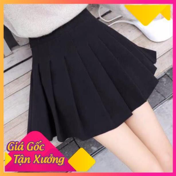 CHÂN VÁY XẾP LY TENNIS CHẤT TUYẾT MƯA KO BAI XÙ FORM ĐẸP thời trang Banamo Fashion chân váy xếp ly 5314