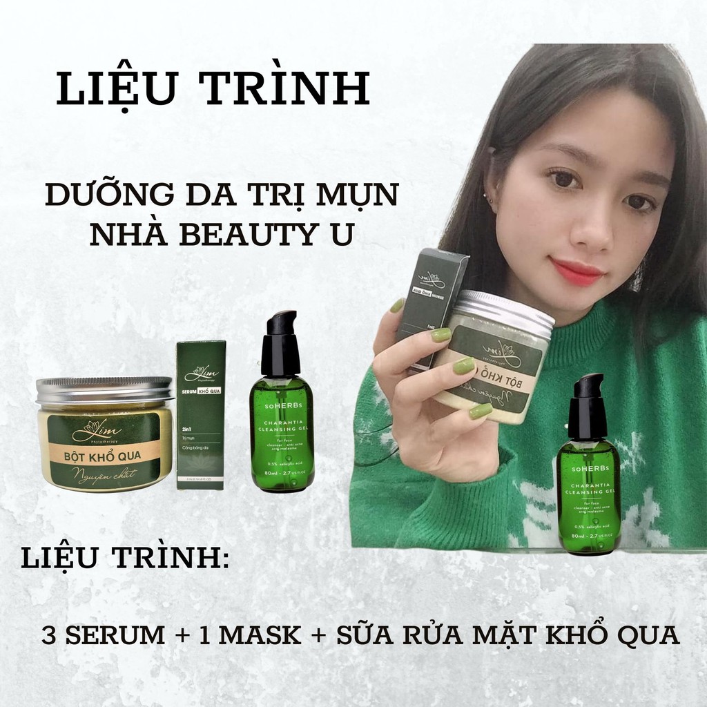 Sữa Rửa Mặt Dạng Gel Tinh Chất Khổ Qua Cho Da Dầu Mụn , Nhạy Cảm Soherbs 80ml Giảm Mụn Mờ Thâm , Cấp Ẩm Làm Sạch Da | BigBuy360 - bigbuy360.vn