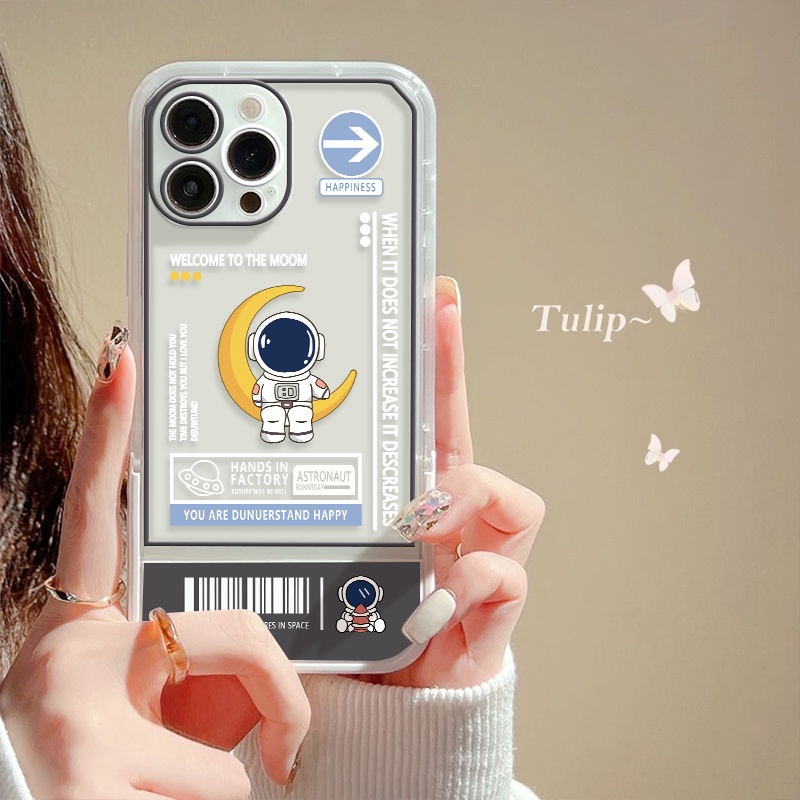 Ốp Điện Thoại Silicon TPU Mềm Trong Suốt Họa Tiết Hoạt Hình Có Giá Đỡ Vô Hình Cho IPhone 13 12 11 Pro X XR XS MAX SE 2020 6 6S 7 8 Plus