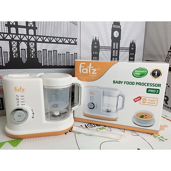 [Fatz BH 12 tháng]Máy chế biến thức ăn dặm Pro (Máy xay hấp) Fatz Baby FB9615SL/FB9619SL/FB9620SL