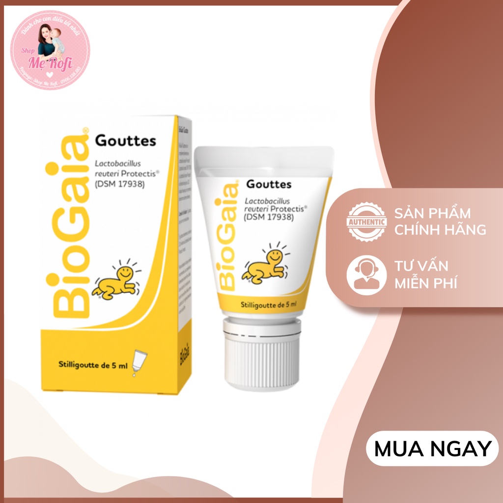 Men Vi Sinh Biogaia Protectis Baby Drops tuýp nhựa - Mẹ Rofi