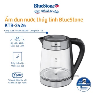 Ấm Đun Nước BlueStone KTB-3426 (1.7L) - Hàng chính hãng - Bảo hành 24 tháng