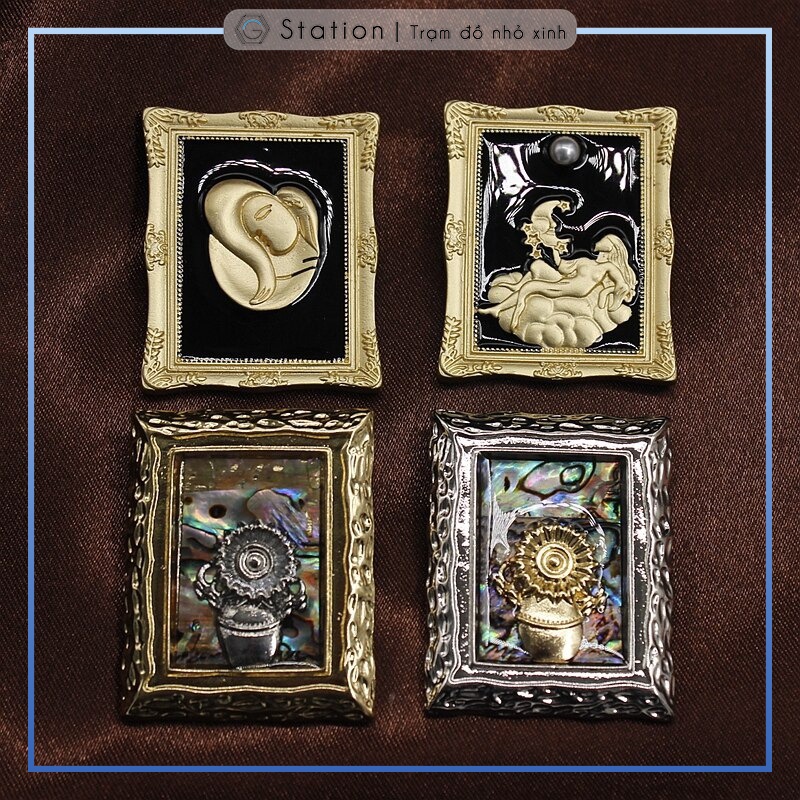 Pin cài áo hình tượng đồng nghệ thuật - GC500