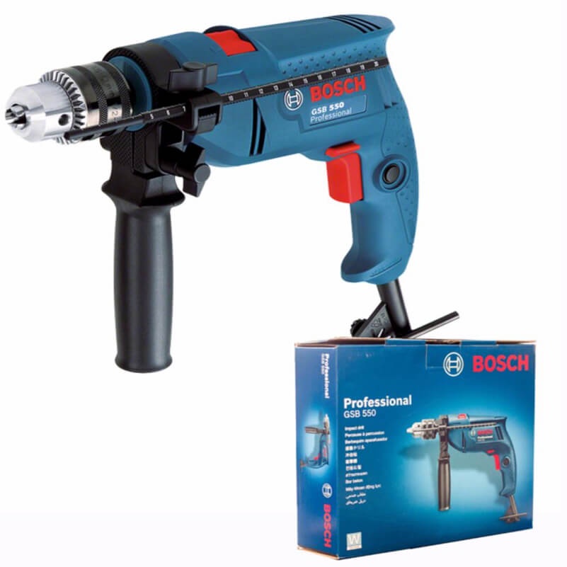 MÁY KHOAN_Máy khoan động lực GSB 550 BOSCH:550W